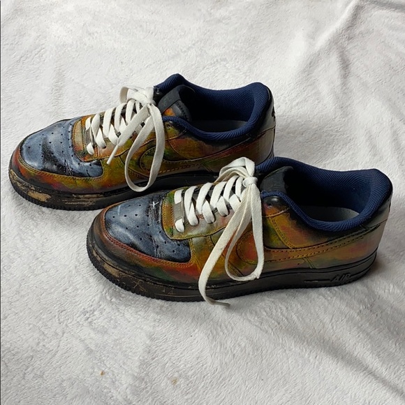 Nike Shoes - Nike Air Force One Ladies Size 8.5 Custom Painted
